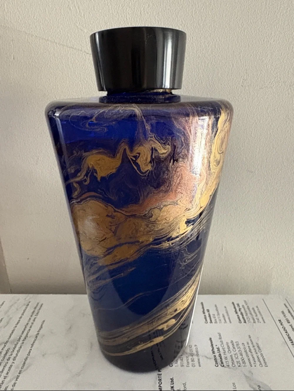 Torc Blue & Gold Marble Reed Diffuser - Picture 5 of 7